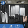 XYJ Authentic Since 1986,Professional Knife Sets for Master Chefs,8-pcs Chef Knife Set with Bag,Sheath,Sharpener Rod