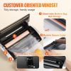 VEVOR Vacuum Sealer Machine, 80Kpa 130W Powerful, Multifunctional for Dry and Moist Food Storage