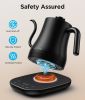 Gooseneck Electric Kettle with Temperature Control, 27oz Rapid Heating Electric Kettle for Pour Over Coffee/Tea, Auto Shut Off & Boil-Dry Protection