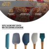 Thyme & Table 5-Piece Silicone Utensil Set with Beechwood Handles