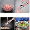 1pc Meatball Maker Stainless Steel Meatball Maker Plastic Meat Baller Spoon DIY Meatball Mold Plastic Meat Balls Fish Balls Beef Balls Processing Spoo