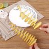 Spiral Potato Cutter Twisted Slice Potato Tower Whirlwind Potato Cut Diy Creative Fruit And Vegetable Spiral Slicer For Kitchen