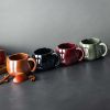 Thyme & Table 4-Pack 16oz Pumpkin Pearl Coffee Mugs