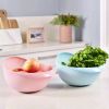 1pc/2pcs/3pcs Multi-Functional Kitchen Washing Basket Basin - Drain Water, Wash Rice, Perfect For Cleaning Vegetables And Fruits