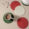 Non-slip Silicone Dining Table Placemat Kitchen Accessories Mat Cup Bar Drink Coffee Mug Pads, Heat Insulation Coasters