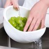 1pc/2pcs/3pcs Multi-Functional Kitchen Washing Basket Basin - Drain Water, Wash Rice, Perfect For Cleaning Vegetables And Fruits