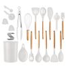 35Pcs Kitchen Cooking Utensils Set Spatula Set Baking Utensil Set Kitchen Accessories Necessities with Holder Egg Whisk Separator Tong Turner Spoons C