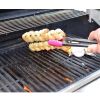 Stainless steel barbecue skewer fish bone skewer skewer meat tool BBQ utensils BBQ grill grill mesh Proud Grill Slide