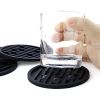 1pc Silicone Mat Heat Resistant Cup Mat Coasters Round Non-slip Table Placemat Tools